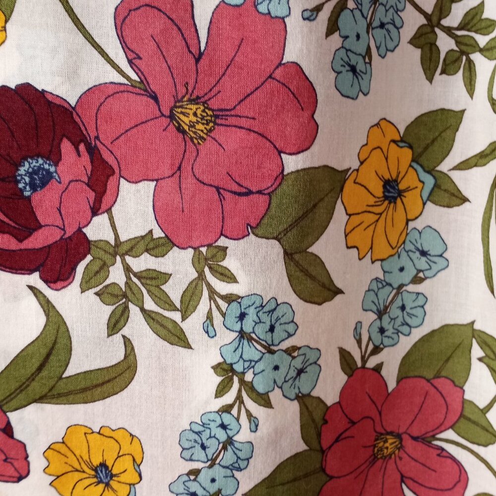 'Talbots' Floral Blouse S/P EUC - Picture 3 of 15